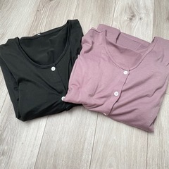 マタニティパジャマ 授乳パジャマ  ワンピース 半袖 ２枚セット
