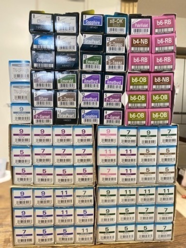 【未使用品】業務用カラー剤全87本 未使用品】業務用カラー剤全87本 売れ筋