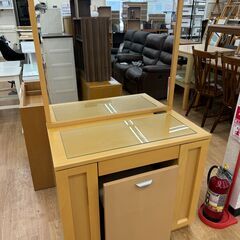 ★ジモティ割あり★  ドレッサー ナチュラル H137×W80×D45 クリーニング済み KJ5157