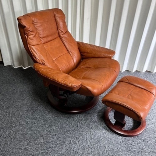 EKORNES Stressless Reno ストレスレス レノ&オットマン エコーネス リクライニングチェア 1人掛けソファ