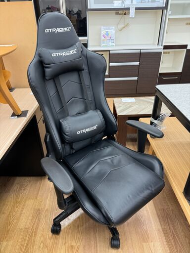 ★ジモティ割あり★  ゲーミングチェア ブラック クリーニング済み KJ5158