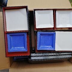 和皿、松花堂弁当たくさんありますの画像