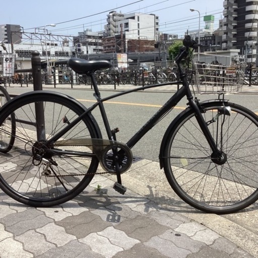 ♪ジモティー特価♪シマノ製外装６段変速・前カゴ・ＬＥＤオートライト　２７型シティサイクル中古