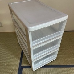取引中　3段ケース　引き出し収納　家具 収納家具 タンス、衣類収納
