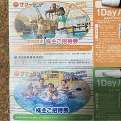 サマーランド 株主優待 フリーパス G