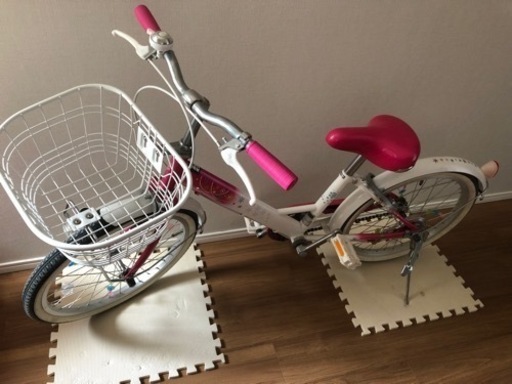子供自転車　20インチ ピンク色