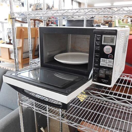 オーブンレンジ 日立 2016年製 MRO-RT5➂ ターンテーブル ホワイト