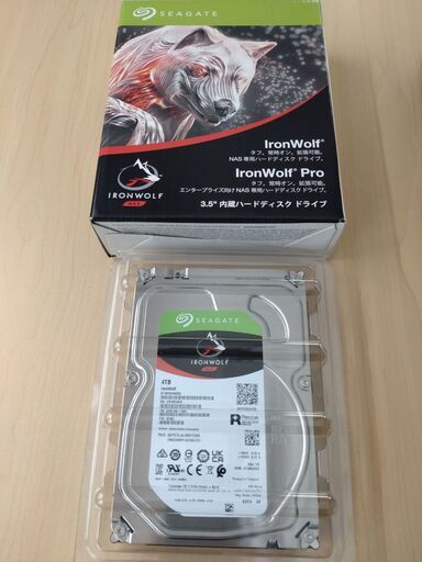 IronWolf 3.5"4TB内蔵HDD NAS向け 5,000円①