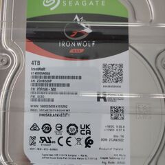 SeagateIronWolf3.5"4TB内蔵HDD NAS向け②