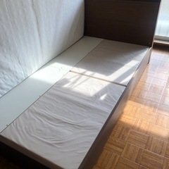 家具 ベッド セミダブルベッド　※ 引き取り5/26(日)10:00までの画像