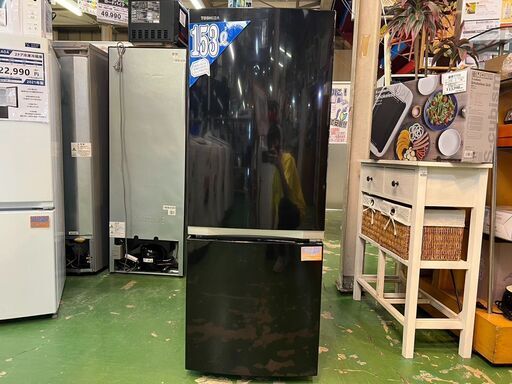 【愛品館八千代店】保証充実TOSHIBA　2019年製153L　2ﾄﾞｱ冷凍冷蔵庫GR-P15BS