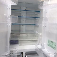 新札幌 三菱 ノンフロン冷凍冷蔵庫 MR-R46F-W1 6ドア冷蔵庫 462L 6ドア