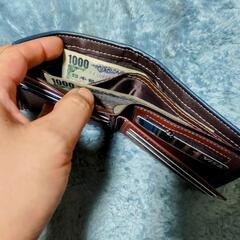 【新品】【値上げ】メンズ用二つ折り財布の画像