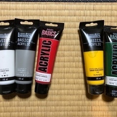 アクリル絵の具　117ml 5本
　