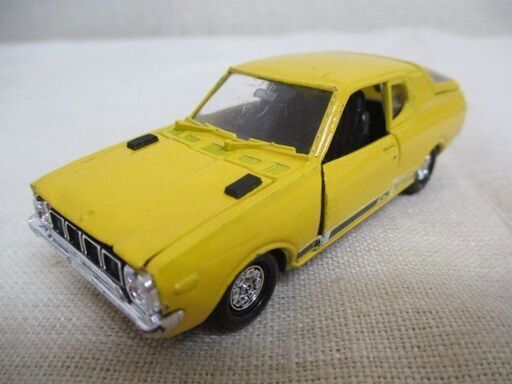 Σ15 ミニカー YNEZAWA NO.12 DIAPET NISSAN Cherry F-Ⅱ 1400 COUPE ヨネザワ ダイヤペット ニッサン チェリー クーペ イエロー 日本製