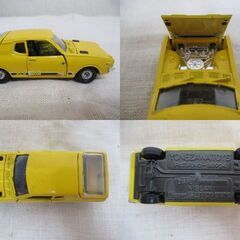 Σ15 ミニカー YNEZAWA NO.12 DIAPET NISSAN Cherry F-Ⅱ 1400 COUPE ヨネザワ ダイヤペット ニッサン チェリー クーペ イエロー 日本製の画像