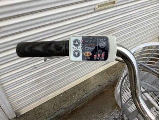 386  パナソニック新機種電動アシスト自転車viviNX26インチシルバーアルミボディー