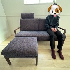 さらに値下げしました　カリモク国産3Pソファ WU45 カバーリングの画像