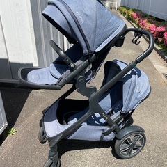 【値下げ】NUNA 2人乗りベビーカー demi grow、ベビ...
