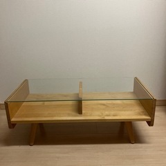 モモナチュラル家具 ローテーブル　机