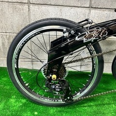中古美品ASSAULTPACK アサルトパック 211 折りたたみ自転車20インチ　No.9の画像
