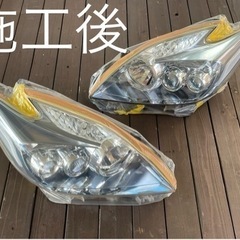 ヘッドライトが蘇ります！！　 ウレタンクリア塗装