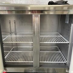【FUKUSHIMA】 福島工業 冷蔵コールドテーブル 業務用冷蔵庫 YRC-150RM2-E 2018年製 N0076の画像