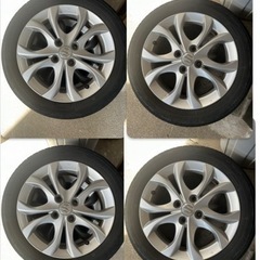 車のパーツ タイヤ、ソリオ　スズキ純正ホイール