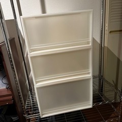 無印良品　ポリプロピレンクローゼットケースの画像