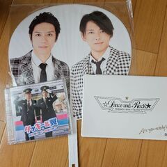 タッキー&翼　うちわ　CD　ソロコンDVD