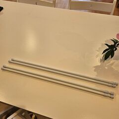 突っ張り棒 伸縮式つっぱり棒 ホワイト ７０ｃｍ－１２０ｃｍ