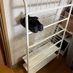 スリムシューズラック 靴箱の画像