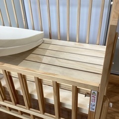 ベビーベッド【町田市再生家具】240519の画像