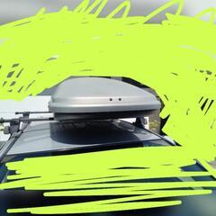 innoラック、ベース。THULEボックスの画像