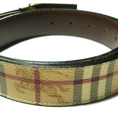 BURBERRY　バーバリー　レザーベルト　未使用の画像