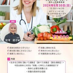 【身体に大切な「栄養」に特化した健康講座】⁣アミューあつぎ
