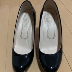 10cmハイヒール　ブラック　パーティ用　23.5cm
