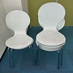 家具　白　椅子　無料