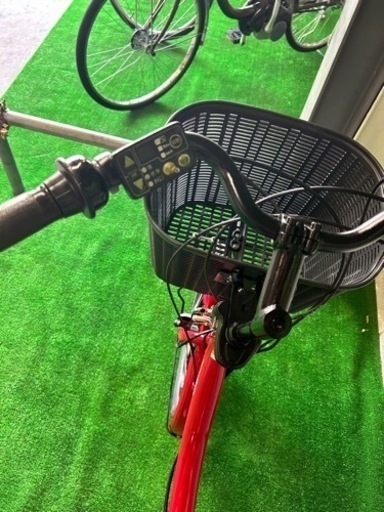 中古美品電動アシスト自転車YAMAHA PAS Babby20インチ/3段変速/PM20B/赤　整備済み　No.10
