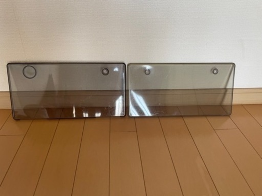 当時物スモークナンバープレートカバー