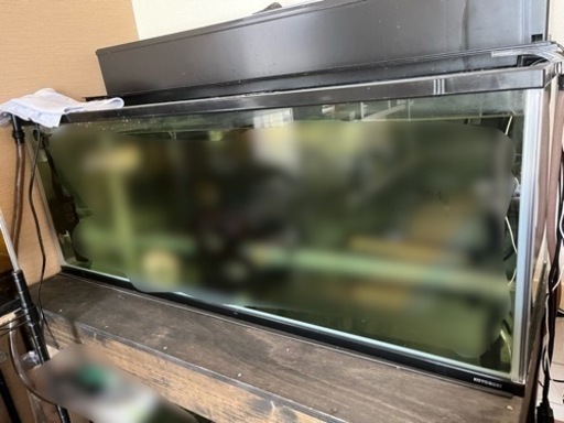 120センチ水槽+水槽台＋上部ろ過装置