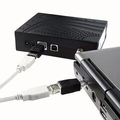 USB-RJ45変換プラグの画像