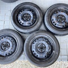 訳あり格安★軽自動車用スチールホイールタイヤセット★155/65...