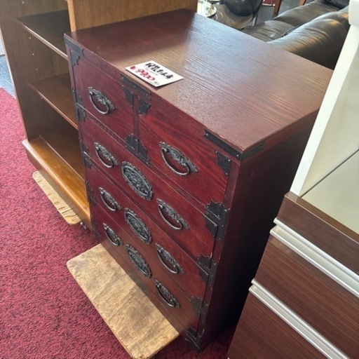 民芸箪笥 タンス たんす 衣類収納 収納 おしゃれ レトロ 民芸 インテリア