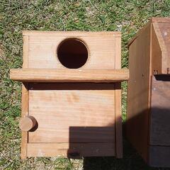 鳥の巣箱の画像