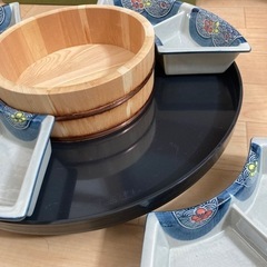 回転手巻き寿司プレートの画像