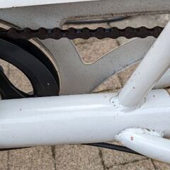 子乗せ自転車　ママフレロック2020　パールホワイトの画像