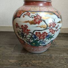 久谷焼　花瓶　友山作の画像