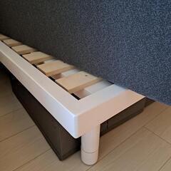 クイーンサイズ　エマ•マットレス+すのこベッドフレームの画像