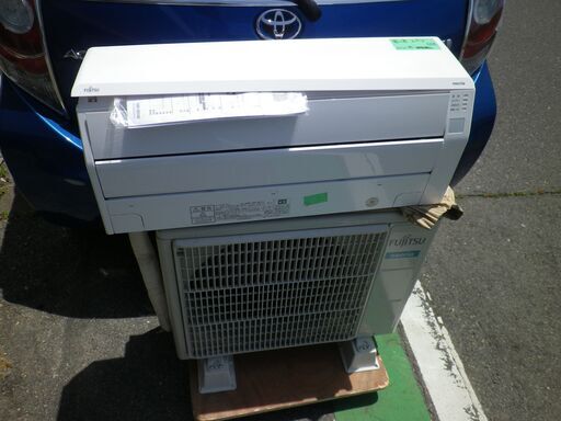 お取引き中　良品◆FUJITSU/富士通　6～8畳用エアコン　nocria　AS-C221L-W　音声アナウンス機能　2021年